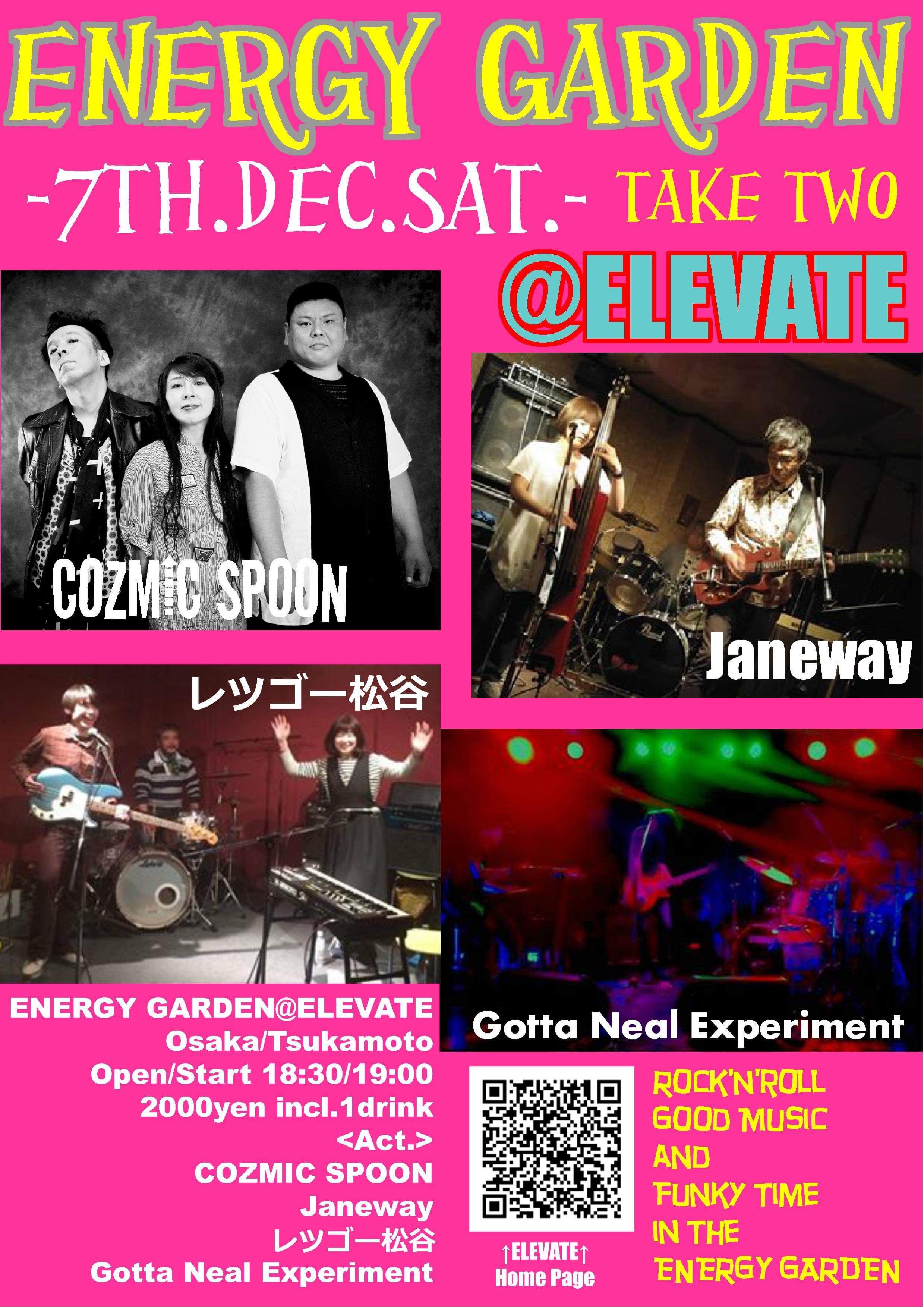 ２０１９年１２月７日 (土曜日)  ENERGY GARDEN @ELEVATE 塚本エレバティ